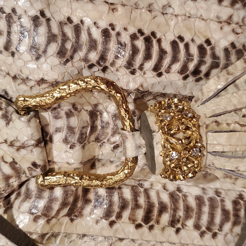 Armenta Python Snakeskin Bag Ultra Rare - Picture 2 of 16